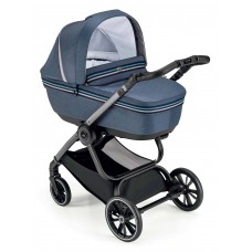 Коляска Cam Milano 2 в 1,  полосы синие