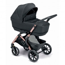 Коляска CAM TRIO DINAMICO ROVER (3 в 1), группа 0/3 (0-15кг), черный-розовый