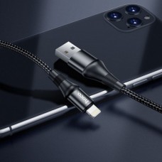 Кабель hoco. X50 Lightning черный