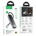Адаптер hoco. HB23 Type-C многофункциональный (HDMI+USB3.0+USB2.0+RJ45+PD) металлический серый