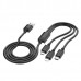 Кабель hoco. X74 3-в-1 (iP+Micro+Type-C) черный Кабель hoco. X74 3-в-1 (iP+Micro+Type-C) черный