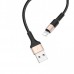 Кабель hoco. X26 Xpress для lightning черно-золотой