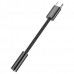 Конвертер BOROFONE BV15 Type-C digital 3.5 черный