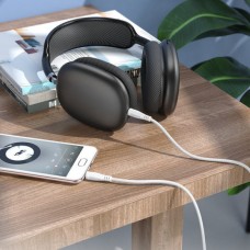 Кабель BOROFONE BL14 AUX (L=1M) белый