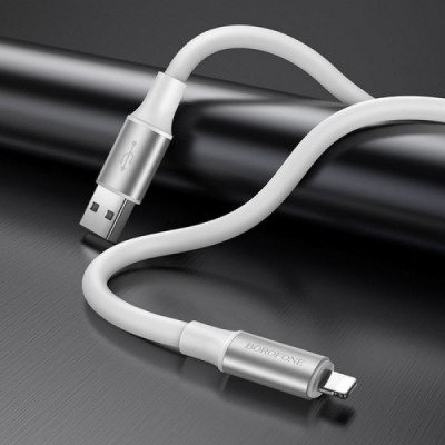 Кабель BOROFONE BX82 lightning белый