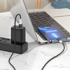 Кабель BOROFONE BX84 Lightning черный