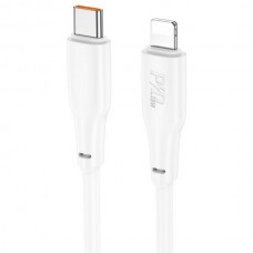 Кабель hoco. X93 PD20W iP (L=1M) белый