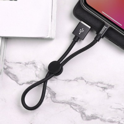 Кабель hoco. X35 для Lightning 0.25M черный