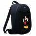 Рюкзак с LED-дисплеем PIXEL ONE - BLACK MOON, 41х32х16см, 3 карманов, 15", 790гр.,20л, жёсткий