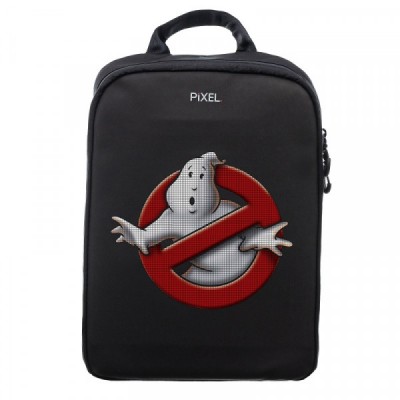 Рюкзак с LED-дисплеем PIXEL PLUS - BLACK MOON, 37х31х15см, 7 карманов, 13", 700гр.,16л, мягкий