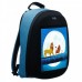 Рюкзак с LED-дисплеем PIXEL ONE - BLUE SKY, 41х32х16см, 3 карманов, 15", 790гр.,20л, жёсткий