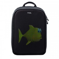 Рюкзак с LED-дисплеем PIXEL MAX - GRAFIT, 43х31х17см, 10 карманов, 15", 850гр.,20л, мягкий