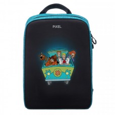 Рюкзак с LED-дисплеем PIXEL PLUS - INDIGO, 37х31х15см, 7 карманов, 13", 700гр.,16л, мягкий