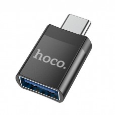 Адаптер HOCO UA17 Type-C male - USB female USB3.0, черный
